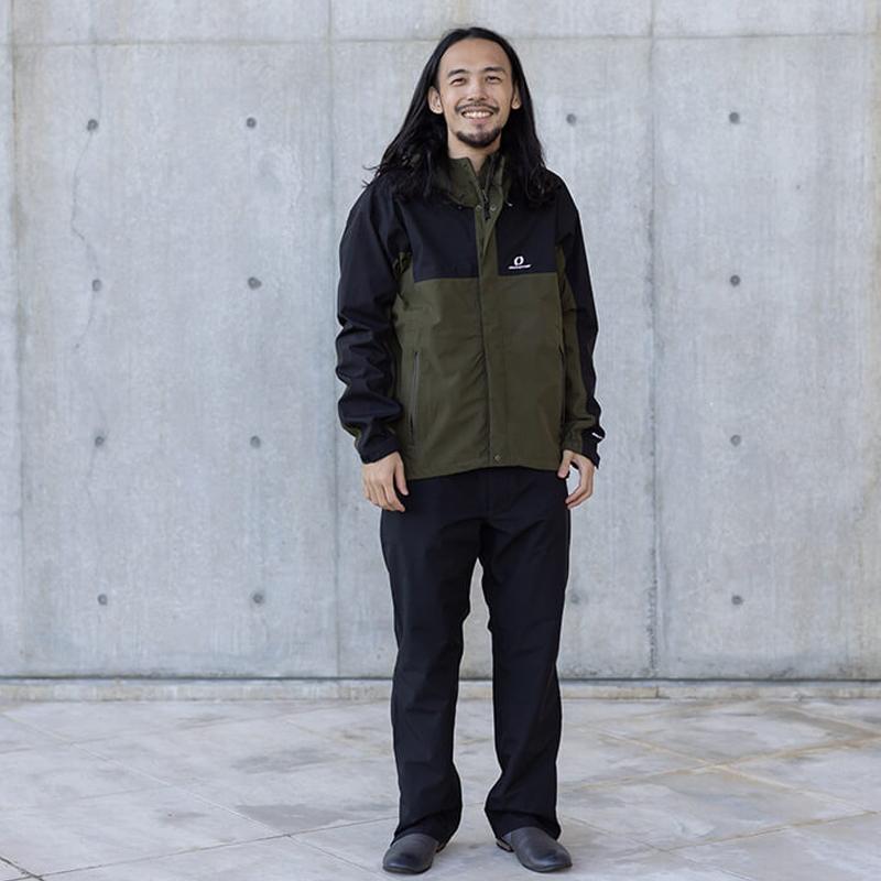 オンヨネ  Men’s COMBAT RAIN SUITS(コンバット レイン スーツ)メンズ  4BXO  389009(カーキ×ブラック) オンヨネ（ONYONE） Men's COMBAT RAIN SUITS(コンバット レイン