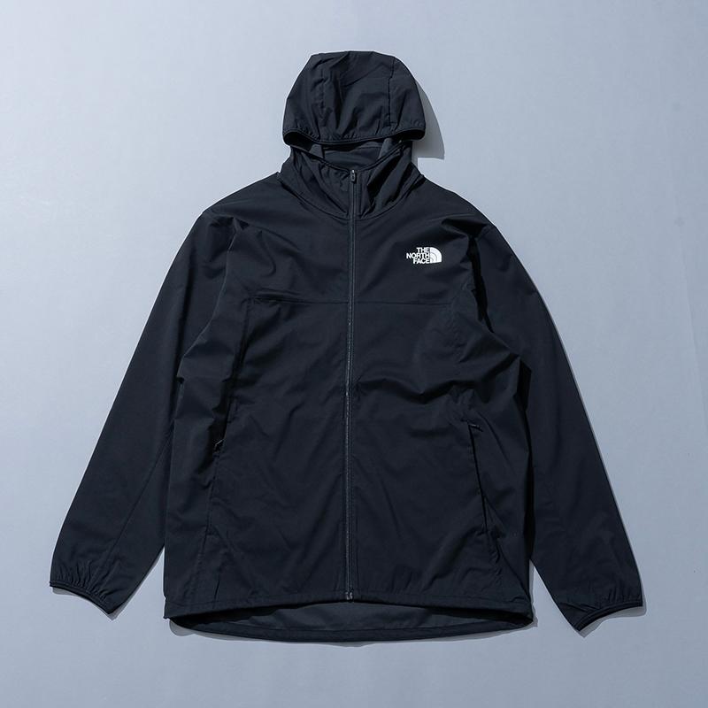 ザ・ノース・フェイス アウター(メンズ) イーエス エニータイムウィンドフーディ メンズ  M  ブラック THE NORTH FACE（ザ ノースフェイス） アウター(メンズ) イーエス