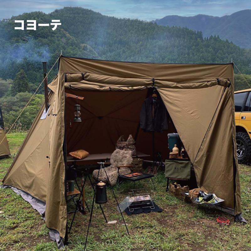 DUCKNOT  ハンティングヘキサ T/C 前幕   コヨーテ DUCKNOT（ダックノット） ハンティングヘキサ T/C 前幕 コヨーテ