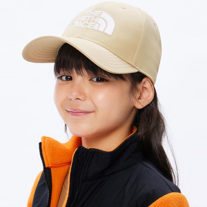 ザ・ノース・フェイス 24春夏 K TNF LOGO CAP(キッズ TNF ロゴ キャップ) KL ベージュ(BE)｜naturum-od｜02