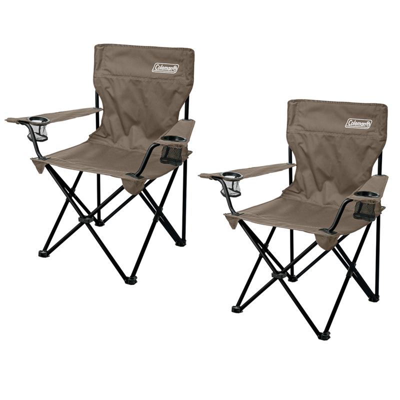 Coleman アウトドアチェア 2脚セット グレージュ Coleman（コールマン） アウトドアチェア 2点セット リゾートチェア