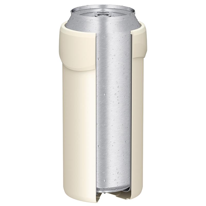 カップ サーモス 保冷缶ホルダー 350ml缶用 ホワイト｜naturum-od｜09