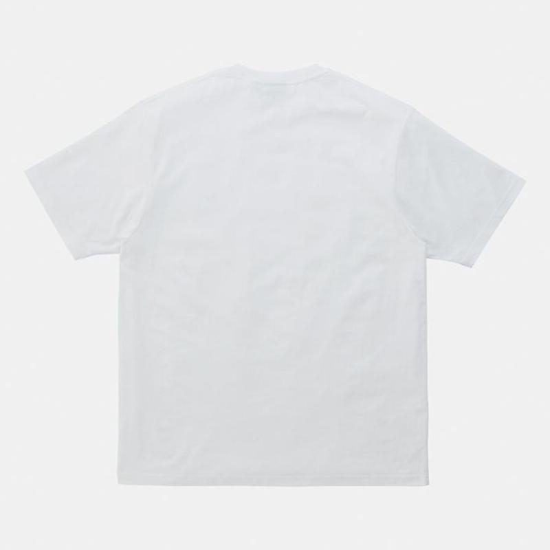 トップス(メンズ) グラミチ 24春夏 ワンポイント ロゴ Tシャツ M WHITE｜naturum-od｜02