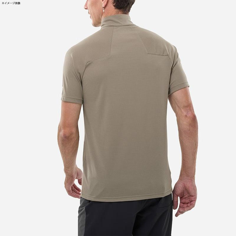 トップス(メンズ) ミレー カメット ジップ ショートスリーブTシャツ M N0046(GRANITE/TARMAC)の画像