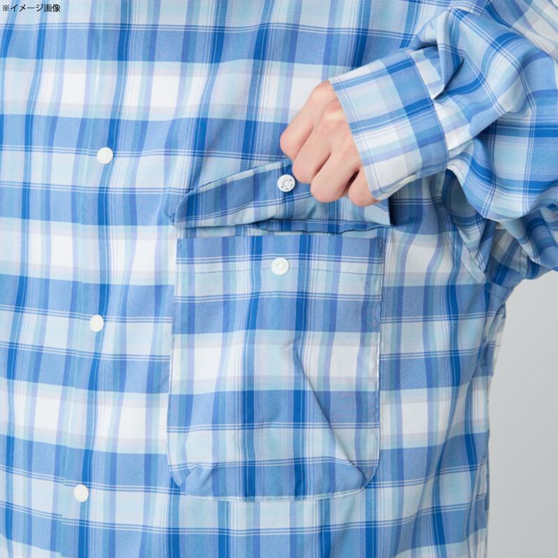 トップス(メンズ) スノーピーク Fade Check Breezy Shirt L RED_3