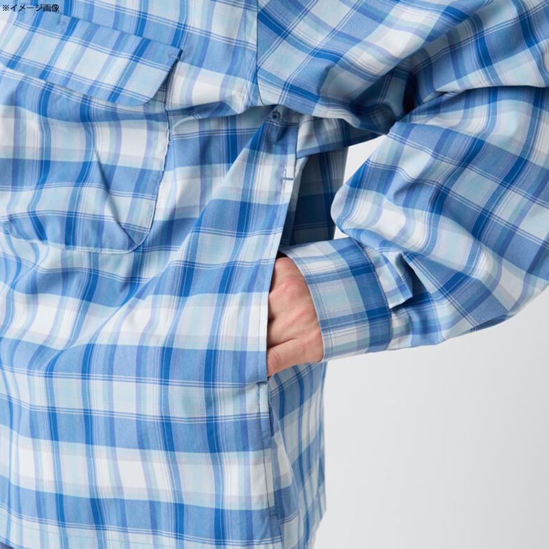 トップス(メンズ) スノーピーク Fade Check Breezy Shirt L RED_4