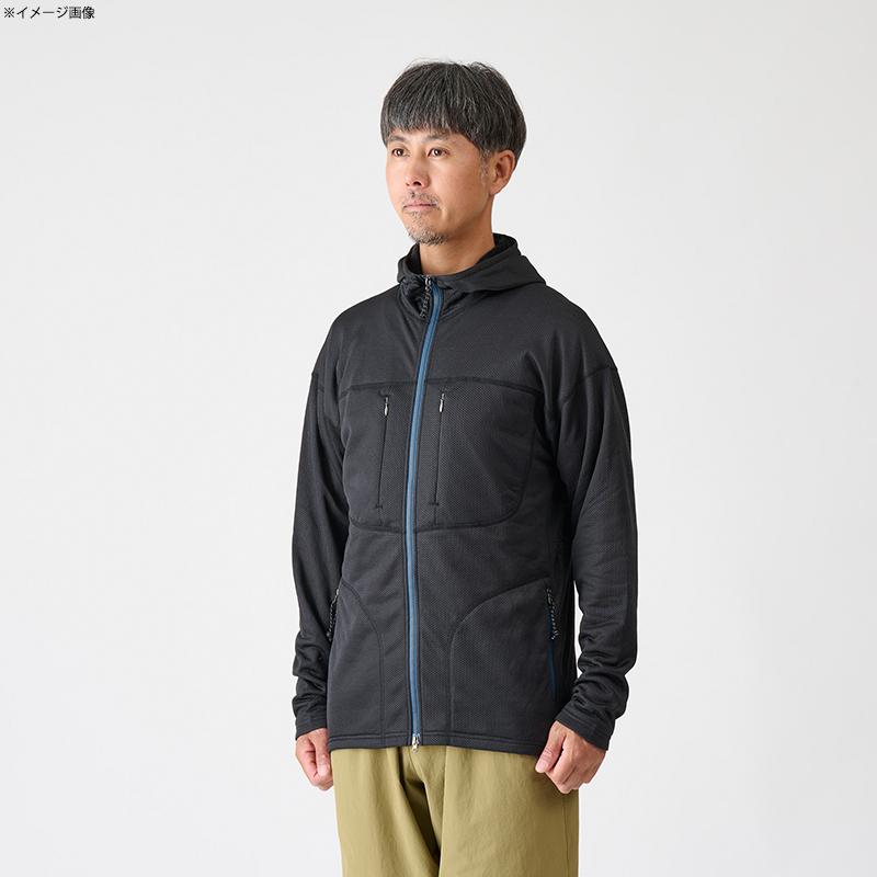 トップス(メンズ) アクシーズクイン Ventilation Hoodie - Octa L ブラック