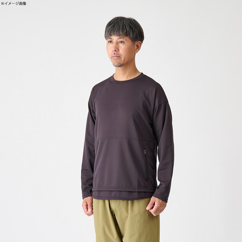 トップス(メンズ) アクシーズクイン Haramaki LS Tee L ブラックの画像