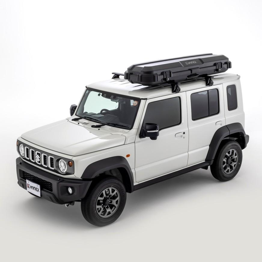 イノー BRQ715MBK ルーフギアケース715 指定日不可・クレジットカードのみ 220L ブラック