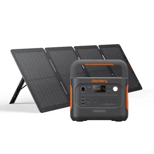 ジャックリーポータブル900ソーラーパネル付き 防災用品 Jackery(ジャックリー) ポータブル電源 900 + ソーラーパネル