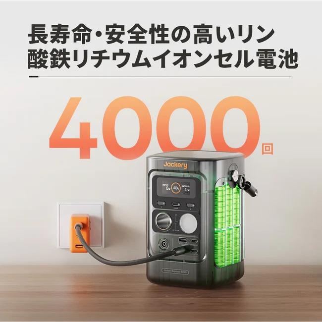 防災用品 Jackery(ジャックリー) Solar Generator 300D ポータブル電源