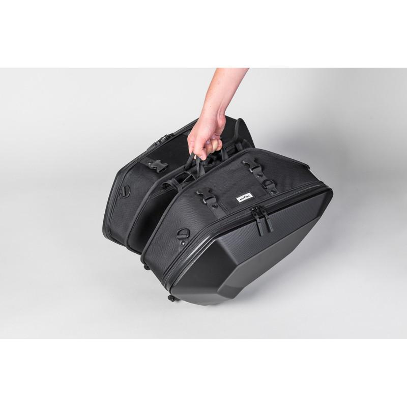 TANAX - 自動二輪車装具 タナックス カービングシェルケース2 エンボスブラック