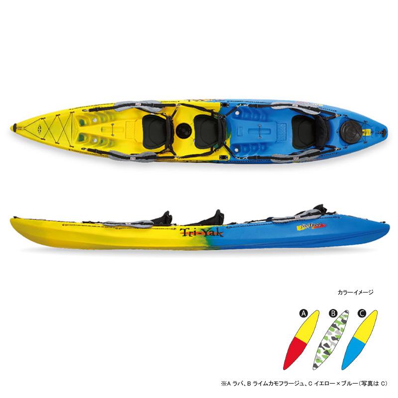 Tri Yak ナチュラム アウトドア 釣り 旅行用品 アウトドア専門店 ツーリング シーカヤック ニュートライヤック ニュートライヤック New クレジットカード決済のみ ニュートライヤック フィールフリー A ラバ カヌー カヤック本体