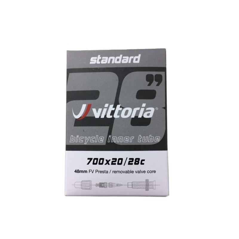 自転車タイヤ・チューブ vittoria STANDARDチューブ 700x20-28C 仏式 48mm｜naturum-od