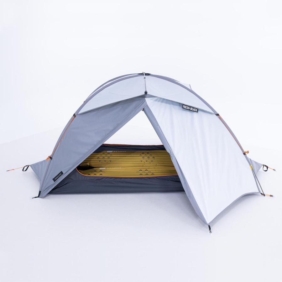 最終値下げ　登山泊にも最適　テント　フォルクラTREK 500 - 2人用 FORCLAZ（フォルクラ） テント FORCLAZ TREK 500 FRESH&BLACK 2人用