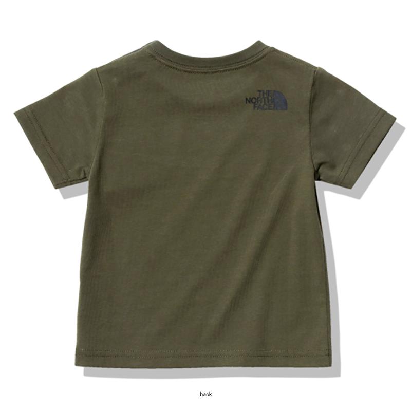 トップス ザ・ノース・フェイス Baby’s SHORT SLEEVE S-SQU LOGO TEE ベビー 90cm ニュートープ(NT)｜naturum-od｜02