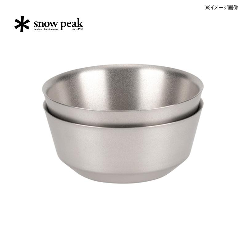 snow peak（スノーピーク） お皿・ランチボックス チタンダブルボウル