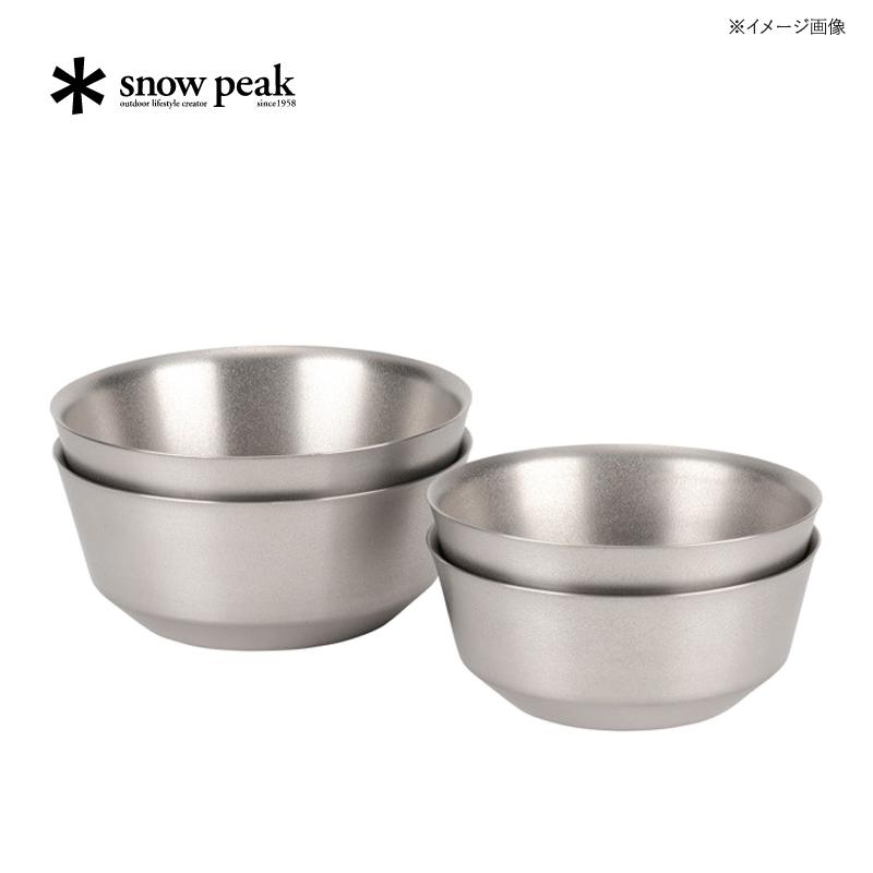 peak チタンダブルボウル 400 600 セット snow peak（スノーピーク） お皿・ランチボックス チタンダブルボウル