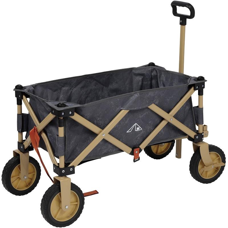 引取限定•滋賀草津）キャリー ベンチ CAPTAIN STAG CAMP OUT キャンプ設営用具 キャプテンスタッグ キャンプアウト コンパクト4輪
