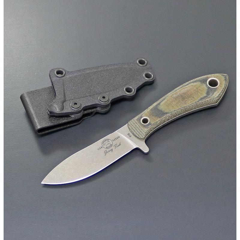 ﾎﾜｲﾄﾘﾊﾞｰ アウトドアナイフ 【正規品】センデロ パック   ブラック/OD リネン マイカルタ アウトドアナイフ ホワイトリバー 正規品 センデロ パック ブラック/OD