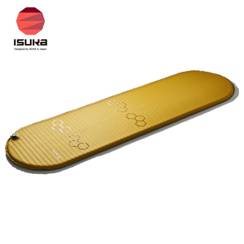 ISUKA TRAIL MATRESS Reg マスタード ISUKA（イスカ） アウトドアマット トレイルマットレス Reg マスタード