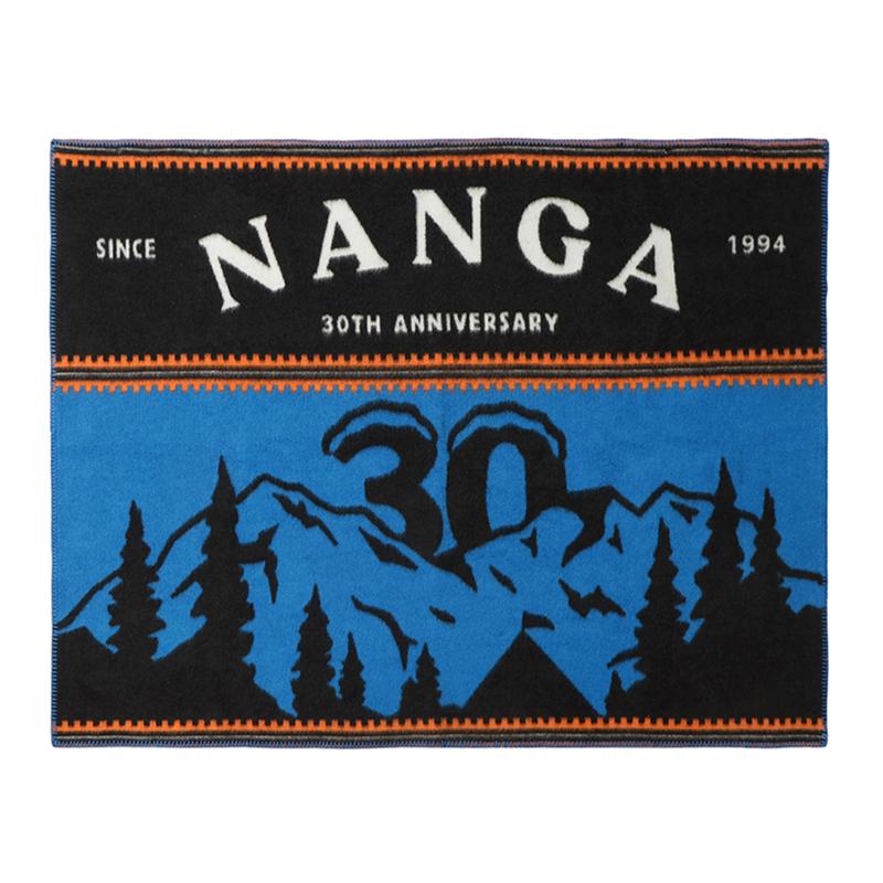 NANGA NANGA 30TH ANNIVERSARY BLANKET ブルー ナンガ NANGA 30TH ANNIVERSARY BLANKET F BLUE : ナチュラム