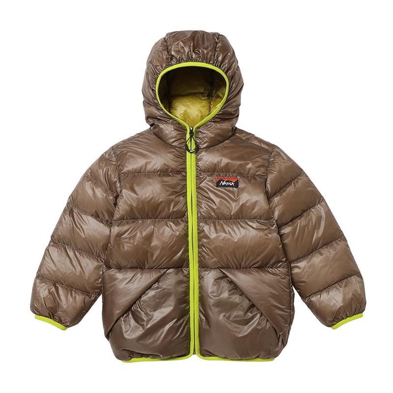 ナンガ アウター ライトウェイト プレイ ランド キッズ ダウン ジャケット  120  MOCHA アウター ナンガ ライトウェイト プレイ ランド キッズ ダウン