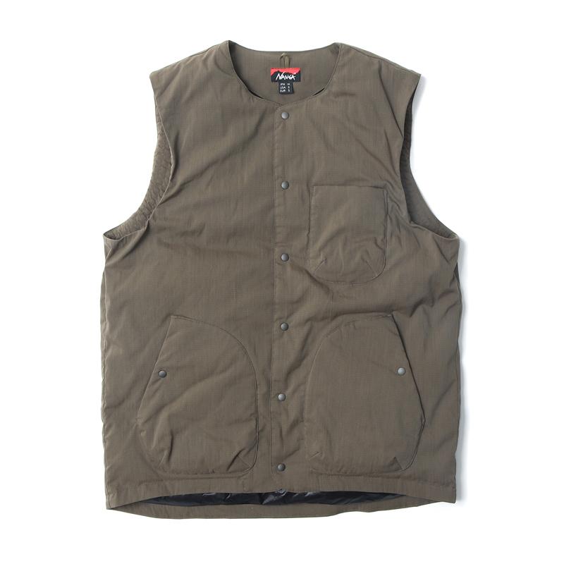 ナンガ ベスト(メンズ) ヒノックリップストップ インナーダウン ベスト  M  AMG ベスト(メンズ) ナンガ ヒノックリップストップ インナーダウン ベスト