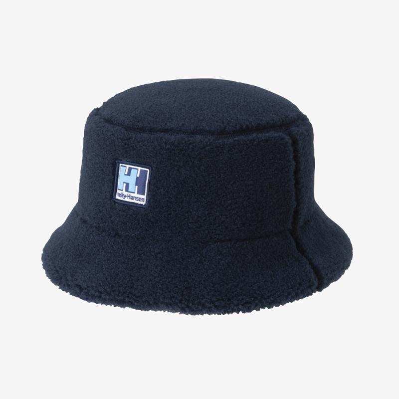 帽子 ヘリーハンセン ファイバーパイル バケットハット FREE ネイビー