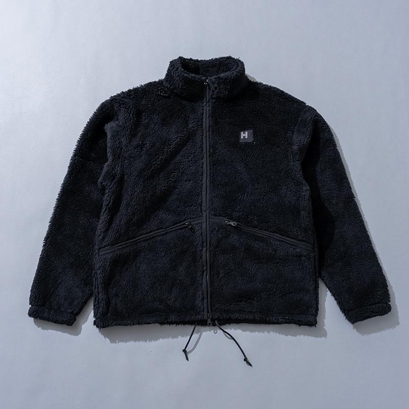 ヘリーハンセン アウター(メンズ) ファイバーパイル ウールコットンジャケット  L  ブラック アウター(メンズ) ヘリーハンセン ファイバーパイル ウールコットン