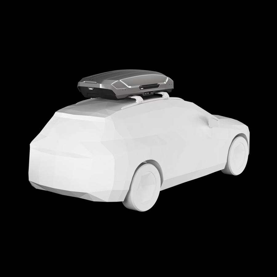 スーリー Motion 3 L ルーフボックス 440L グロスチタン : ナチュラム