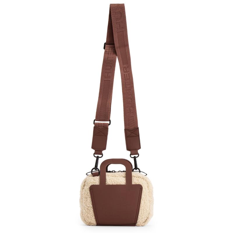 ハンター BOUCLE MINI CROSSBODY ONE SIZE CANVAS CREAM