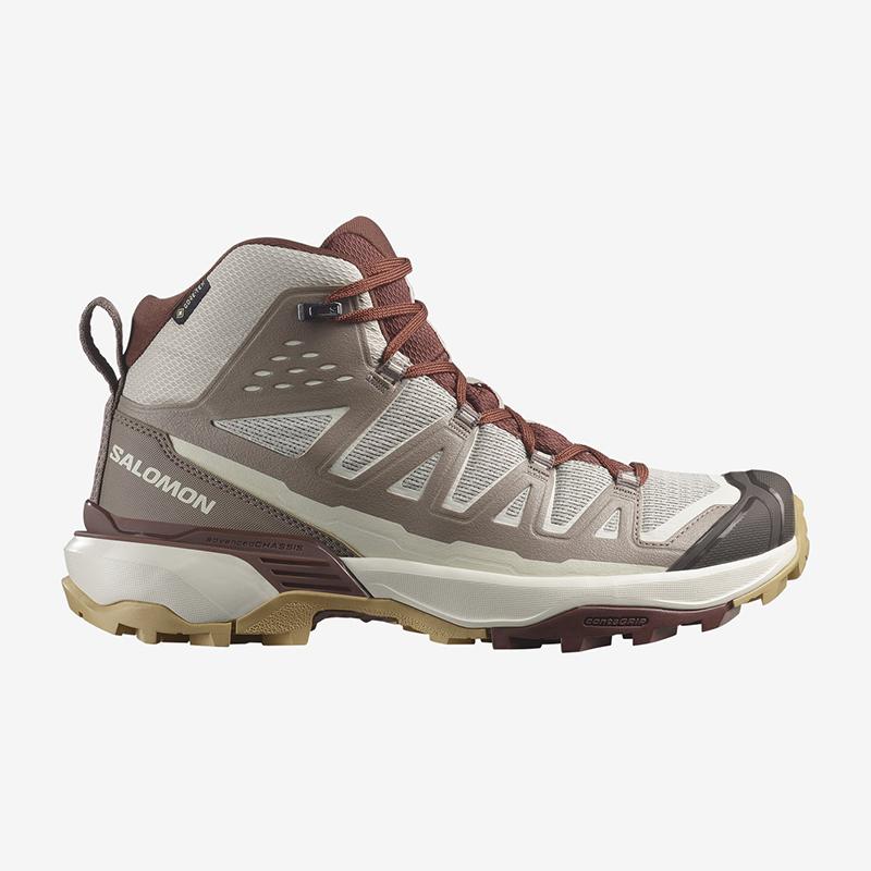 サロモン X ULTRA 360 EDGE MID GORE-TEX W 24.0cm S.CLOUD/IRON/R