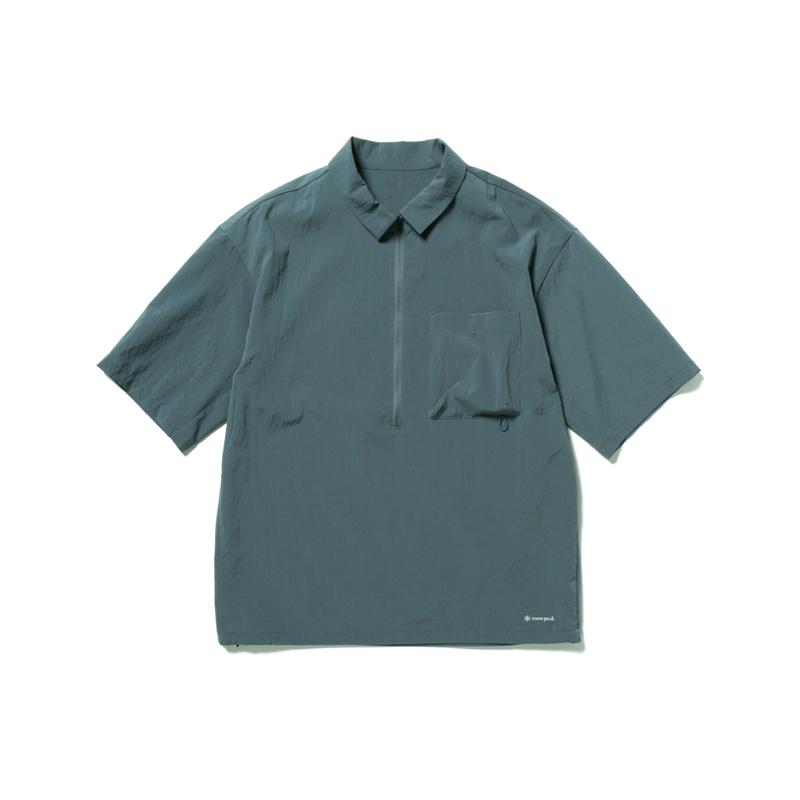スノーピーク トップス(メンズ) Breathable Quick Dry Polo Shirt  L  Blue snow peak（スノーピーク） トップス(メンズ) Breathable Quick Dry