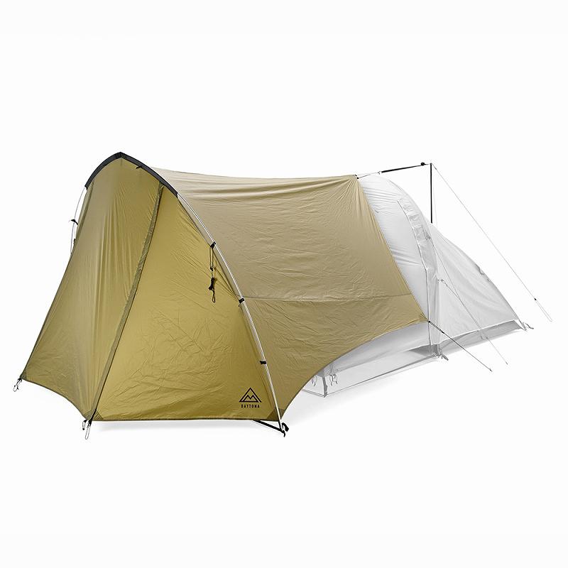 タープ・シェルター DAYTONA OUTDOORS マエヒロシェルターMID カーキ