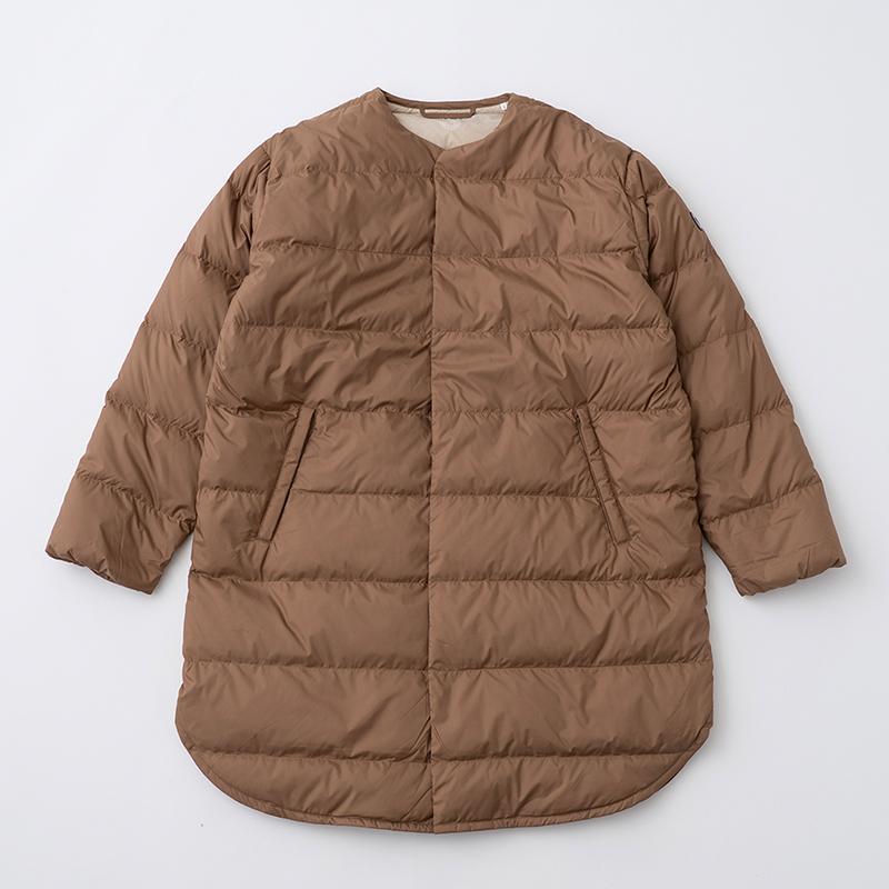 ORCIVAL ジャケット(レディース) ラウンドネックロングコート  2  CAMEL ORCIVAL（オーシバル） ジャケット(レディース) ラウンドネックロング