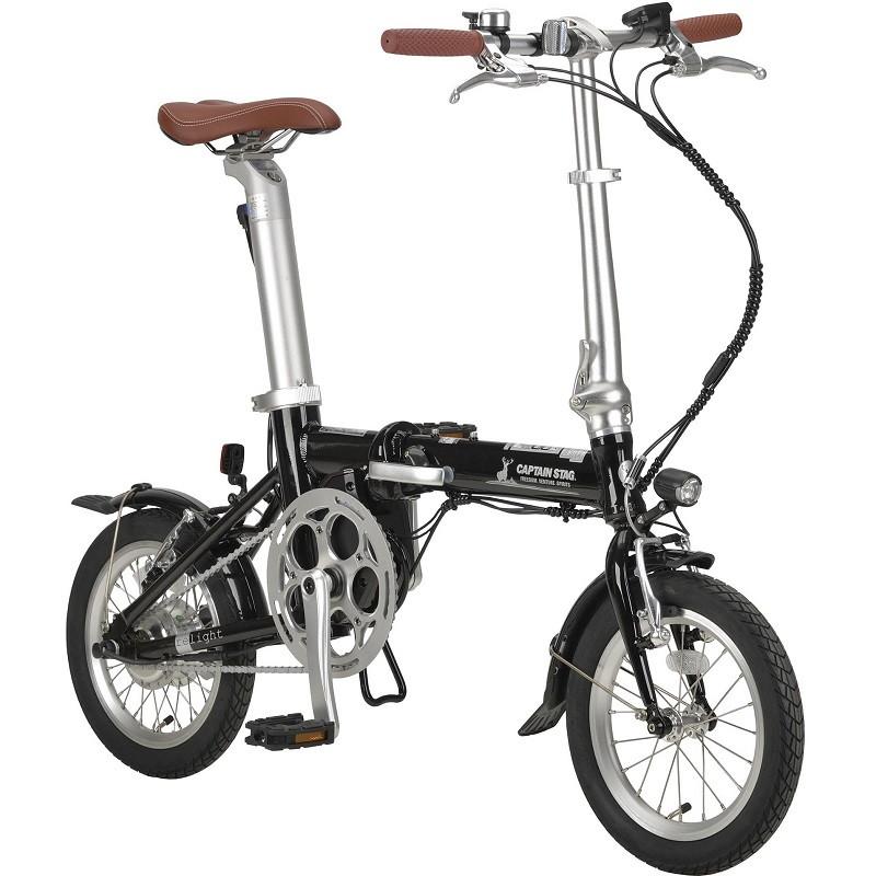 折りたたみ自転車 キャプテンスタッグ eリライト電動 FDB141 電動 