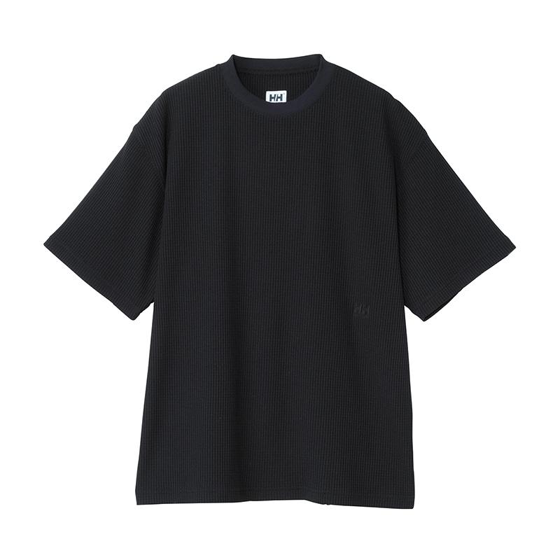 ヘリーハンセン トップス(メンズ) ショートスリーブドライワッフル  M  ブラック(K) トップス(メンズ) ヘリーハンセン ショートスリーブドライワッフル M