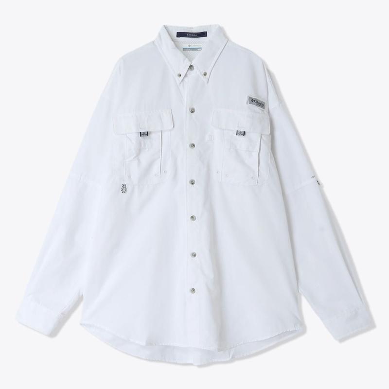 コロンビア トップス(メンズ) バハマ II ロングスリーブ シャツ  M  103(White) トップス(メンズ) コロンビア バハマ II ロングスリーブ シャツ M 103