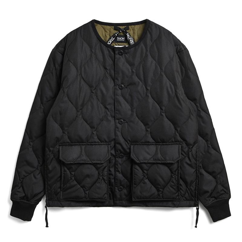 アウター(メンズ) TAION ミリタリー オーバーカーディガン M BLACK