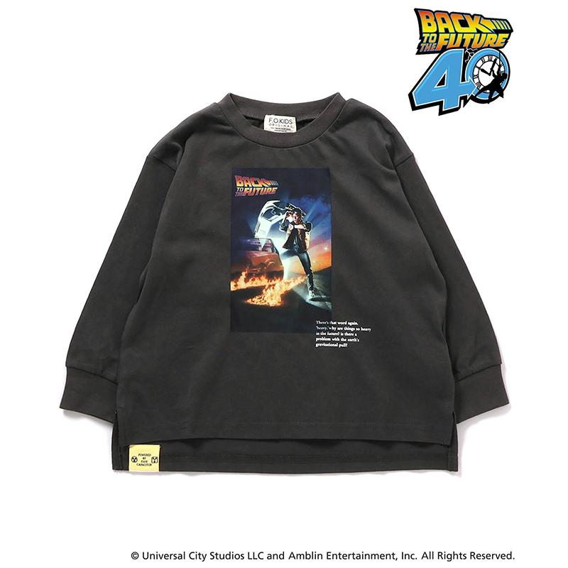 トップス F.O.KIDS バック・トゥ・ザ・フューチャー 長袖Tシャツ 160