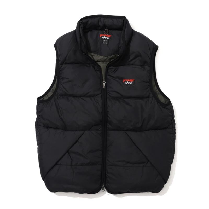 ナンガ ベスト(メンズ) LIGHT WEIGHT PLAYLAND DOWN VEST  L  GRY ベスト(メンズ) ナンガ LIGHT WEIGHT PLAYLAND DOWN VEST XL BLK