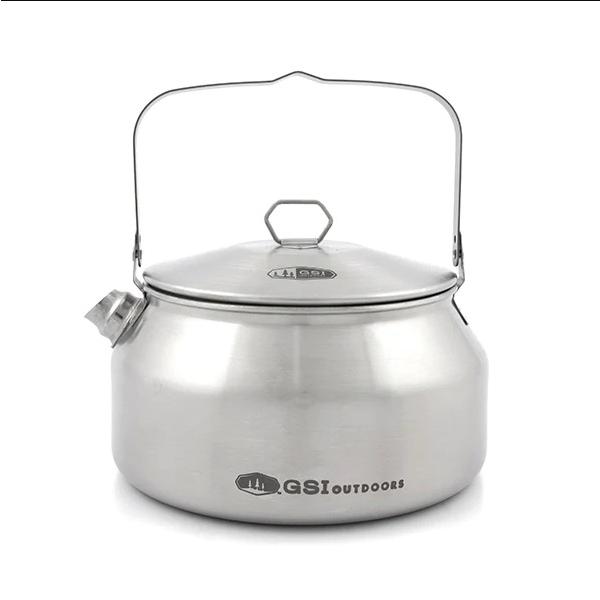 GSI キッチンツール グレイシャーステンレス ケトル 0.9L : ナチュラム