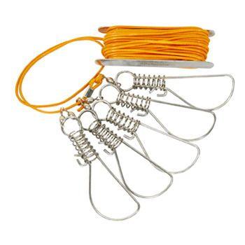 18.19日全品+P5% フィッシングツール ベルモント ストリンガー100 ロープ付セット 5pcs | ブランド登録なし