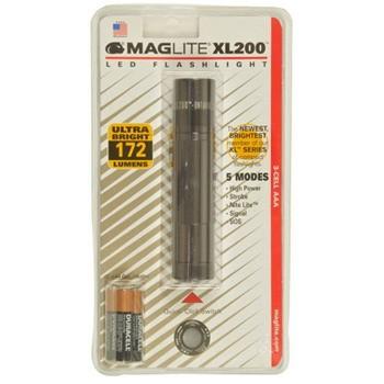 アウトドアライト マグライト ミニマグライトLED XL200 グレー
