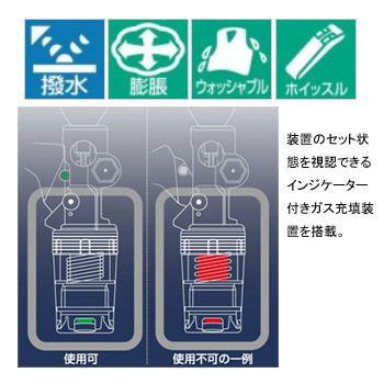 フローティングベスト シマノ VF-051K ラフトエアジャケット(膨脹式救命具) タイプA 遊漁船(釣り船)対応 フリー ブラック|naturum-outdoor|02