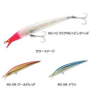 シーバス用ルアー タックルハウス M108 108mm NO.105 ゴールドレッド