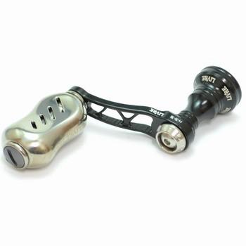 LIVRE リールカスタムパーツ F.V Sハンドル Finoノブ シマノS2用  45-50mm  BKR(ブラック×レッド) 1/15まで全品+P5% リールカスタムパーツ LIVRE F.V Sハンドル Finoノブ