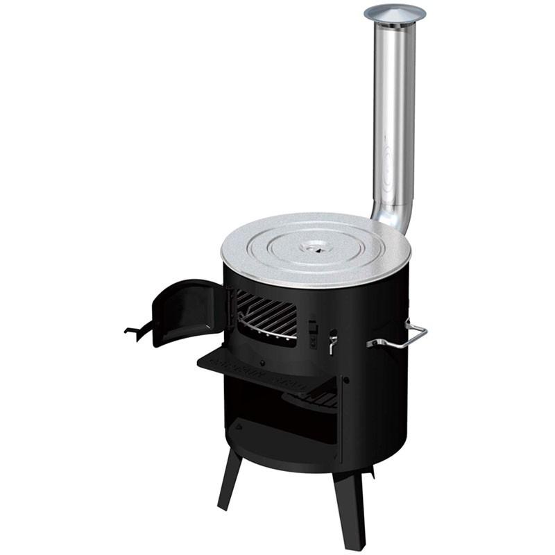 4/17-19全品P5% BBQ・七輪・焚火台 キャプテンスタッグ KAMADO(釜戸) 煙突ストーブ | ブランド登録なし | 01