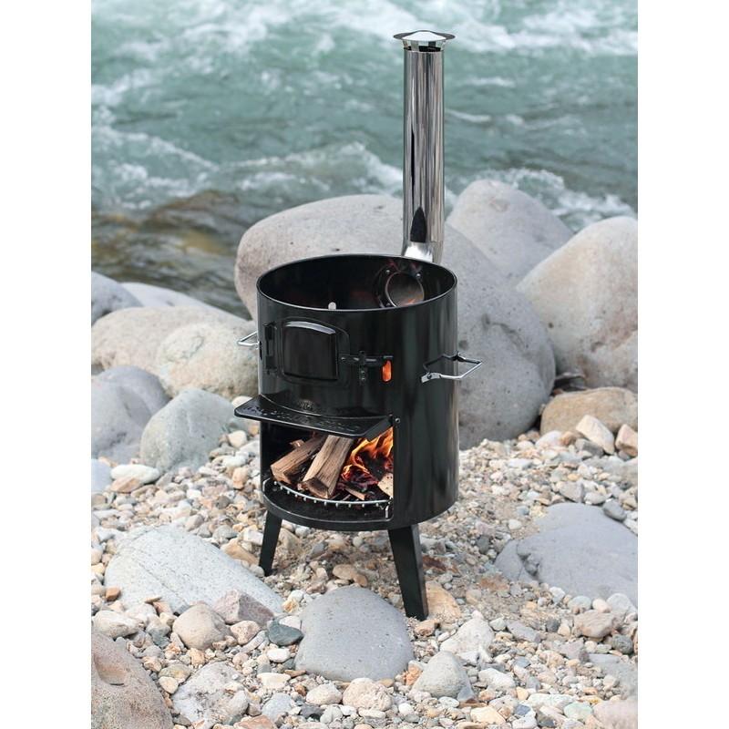 4/17-19全品P5% BBQ・七輪・焚火台 キャプテンスタッグ KAMADO(釜戸) 煙突ストーブ | ブランド登録なし | 04